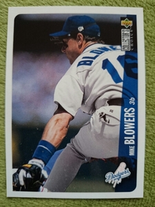 ★来日外国人 ブロワーズ 阪神タイガース MIKE BLOWERS UPPER DECK MLB 1996 UD LOS ANGELES DODGERS LA ドジャース