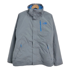 THE NORTH FACE ノースフェイス HYVENT マウンテンパーカー アウトドア グレー (メンズ L) 中古 古着 S3236