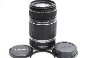 CANON ZOOM LENS EFS 55-250mm 1:4－5.6 IS (良品） 12-13-21