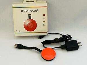 〇館Y197 Google Chromecast グーグル クロームキャスト 第2世代 NC2-6A5 ACアダプター 箱付