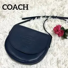 COACH F59723 ハドソン　ショルダー　オールレザー　ネイビー