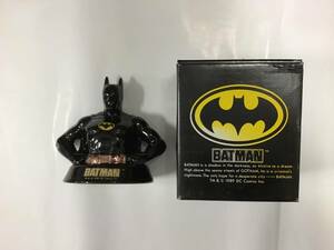 当時物 バットマン 陶器 バンク 展示品 1989 DC Comics Inc アメコミ BATMAN