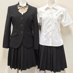 A478/T(中古)静岡県 静岡学園中学校・高校 女子制服6点 /旧制服/S/W63/W72/ブレザー/ブラウス/スカート/リボン/冬服/夏服/学生服/卒業生品