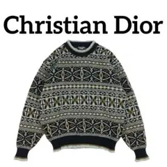 【至高の逸品】 Christian Dior ウール ニット セーター 美品