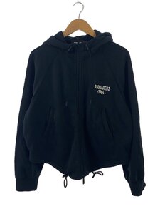 DSQUARED2◆ジップパーカー/XXS/コットン/BLK/s75hg0065//