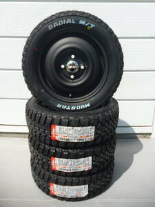 新品★マッドスターM/T★155/65R13セット★軽トラック・軽バン・ハイゼット・キャリー・エブリー・サンバー★G 