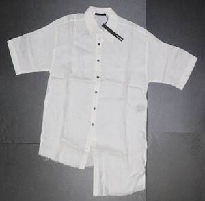 定価24000 新品 本物 KMRii Linen Slash Shirt リネン シャツ 2201-SH02A M/2 ケムリ 7092