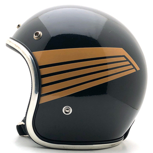 送料無料 ARTHUR FULMER AF40 FALCON BLACK 56cm/アーサーフルマー鷹黒ブラックビンテージヘルメットハーレーエボスポーツスター70sシェル