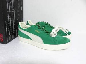 送料無料 新品 PUMA SUEDE VTG AGED MIJ ATMOS 27.5 グリーン スエード Made in Japan 目付き 口付き プーマ アトモス 日本製