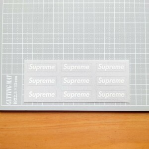 シュプリーム ステッカー 3M REFLECTIVE MINI BOXLOGO 14FW リフレクターシルバー 正規品 送料無料!! 匿名配送 追跡可能 SUPREME Supreme