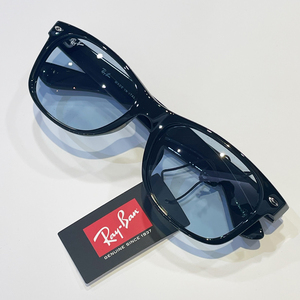 RayBan レイバン ニューウェイファーラー NEW WAYFARER サングラス メガネフレーム 55□18 ブラック RB2132F 601/64 クロス付き 国内正規品