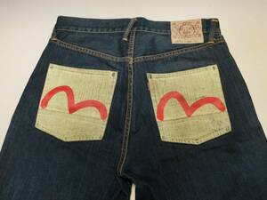 EVISU エヴィス 2001 カモメ デニム ショーツ ショートパンツ ハーフパンツ W34/E449