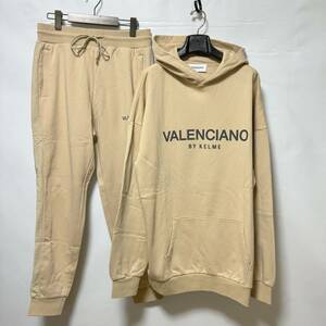 新品 VALENCIANO by KELME 21AW ロゴ スウェットセットアップ 定価20,900円 ヴァレンシアーノ ケレメ パーカー パンツ フットサル ケルメ