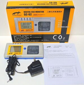 美品　coxfox(コックスフォックス) GC-02 CO2モニター 二酸化炭素濃度計