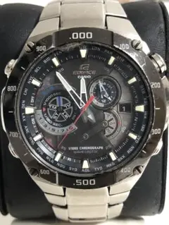 CASIO EDIFICE クロノグラフ　ソーラー　メンズ腕時計