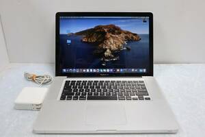 E4933 Y Apple MacBook Pro (15-inch Mid 2012) A1286/Core i7 2.6GHz/256GB/8GB/15.4インチ/Mac OS Catalina 認証済・充電器付き