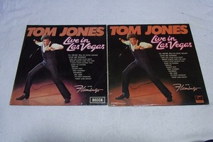 Tom Jones トム・ジョーンズ　UK&USA盤　LIVE IN LAS VEGAS LPレコード2枚