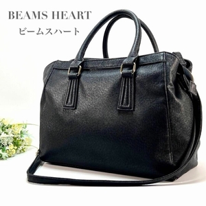 BEAMS HEART ビームスハート ショルダーバッグ トートバッグ ハンドバッグ 2way A4可 大容量 軽量 ビジネス 仕事 かばん バッグ レディース