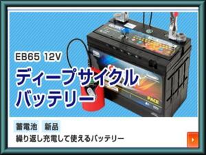 EB65　ディープ　サイクル　バッテリー　ゴルフカート用　新品