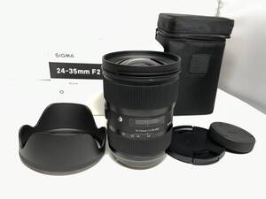 元箱付き 極上品 シグマ 24-35mm F2 DG HSM シグマSA