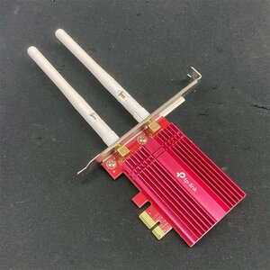 Wifi6 Bluetooth 5.2 PCI-E 最大2402Mbps Windows10/11 ★ TP-Link TX3000E 無線LANカード 非純正アンテナ付き #3348-K