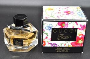 未使用 GUCCI グッチ 香水 FLORA Eau de PARFUM フローラ オードパルファム 50ml スプレー 箱付き 9F71266