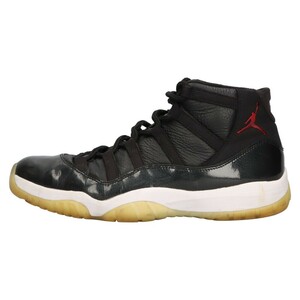 NIKE ナイキ Air Jordan 11 Retro 72-10 エアジョーダン11 ハイカットスニーカー ブラック US10/28.0cm 378037-002