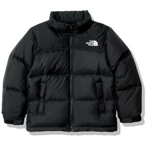 新品未使用　ブラック K THE NORTH FACE ザ ノースフェイス キッズ Nuptse Jacket ヌプシ ジャケット NDJ92365 150 子供　女性　ダウン　