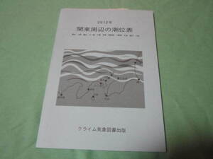 ２０１２年　関東周辺の潮位表 