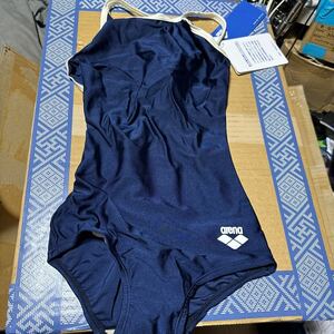 交渉歓迎【新品未使用】競泳 紺色系 競泳水着 学生服 スクール水着 スポーツウェア スイミングスクール 競泳水着 ARN-75W Lサイズ 女子