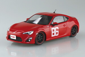 アオシマ 1/24 MFゴースト No.01 片桐 夏向 ZN6 TOYOTA86 第1巻 小田原パイクスピーク仕様 プラモデル　送料無料 新品