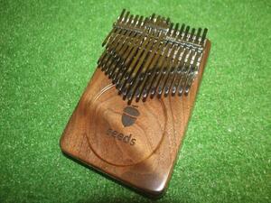 11101 seeds カリンバ 親指ピアノ ハンドオルゴール 楽器 34キー Kalimba ケース付