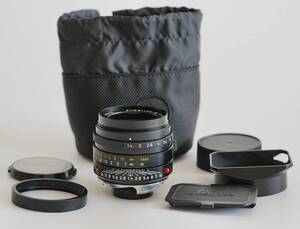 【美品】LEICA/ライカ SUMMILUX-M 35mm F/1.4 ASPH [ブラック] 11663 Mマウント 標準大口径単焦点レンズ 第4世代 