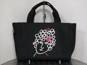 kate spade new york ケイト・スペード＆Maria Kalman トートバッグ ブラック 