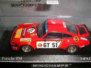 PMA 1/43 Porsche ポルシェ934 NO51 ADAC 300Km ヨーロッパGTウイナー 1976