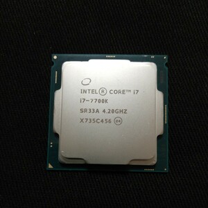 インテルCore i7 7700k付属品なし