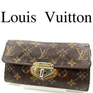 Louis Vuitton ルイヴィトン 長財布 モノグラム ロゴ金具 PVC