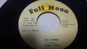 7inch org Jimmy riley [hot summer] vg++ reggae レゲエ roots ルーツ vintage ビンテージ レコード ジャマイカ dub ダブ ジミーライリー