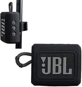 JBL GO 3 Bluetoothスピーカー専用保護収納シリカゲルシェル-Hermitshell(ブラック