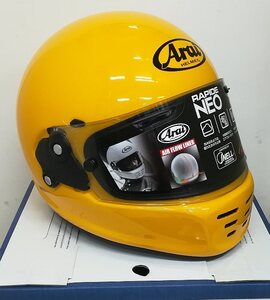 新品未使用品★アライ ラパイドネオ スターイエロー★ Mサイズ　Arai RAPIDE NEO　レトロデザイン