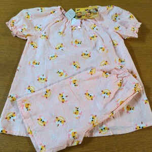 ☆新品☆モルカー☆半袖・半パンツ☆パジャマ☆130cm☆中桃色☆女の子用☆No.319