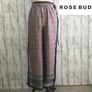 ROSE BUD　ローズバッド　サイドラインワイドパンツ　Mサイズ　ピンク　S5.11-65　USED