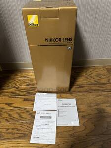 ニコン　AF-S NIKKOR 200-500mm f/5.6E ED VR レンズコート付き