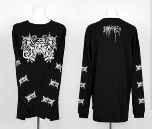 正規品　DimMoire　ディムモアール　Messy Bones ロンT　長袖　黒　Black　ユニセックス　フリーサイズ　REFLEM　レフレム　kry clothing