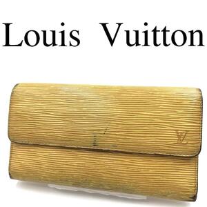 Louis Vuitton ルイヴィトン 長財布 エピ ワンポイントロゴ レザー