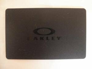 ★用途多彩 USA店舗入手 オークレイ OAKLEYプラスチックカード★