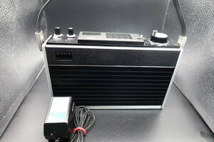 整備品 SONY ICF-500 MW SW1 SW2 FM 4バンドラジオ ソニー 1968年 ACアダプター（AC-9）付
