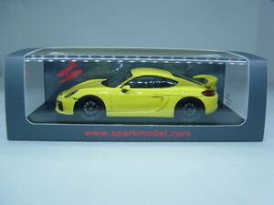 spark 1/43 Porsche Cayman GT4 2016 ポルシェ ケイマン