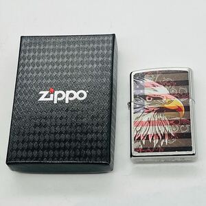 ZIPPO 星条旗 & イーグル 柄 ジッポ ジッポー オイルライター 中古 喫煙具 