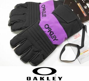 【新品:SALE】23 OAKLEY B1B GLOVE - BLACKOUT/ULTRA PURPLE - XL スノーボード グローブ 正規品